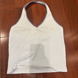 Striped halter top